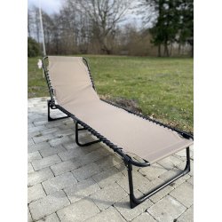 Ltt hopfllbar solstol med 4 olika rygglgen - Modell Rosa