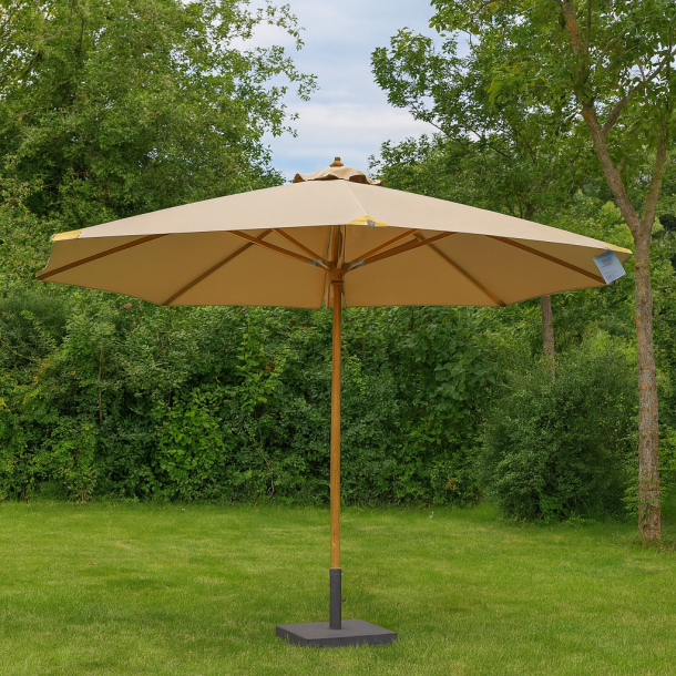 L�s rund parasoldug til 8 ribber parasoller 300 cm i diameter - v�lg farve