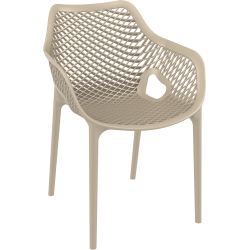 4-pack air staplingsstol - capuccino