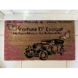 Fransk "voiture d'poque" drmtte med veteranbil og et frisk pust: Sommerfugle + pink touch!