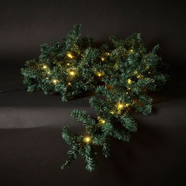 Gran Guirlande fra Dacore - IP44 batteriboks.  HYGGELIG BELYSNING TIL JUL!!