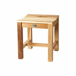 Teak Skammel 40 x 40 x 45 fra Dacore. SUPER LKKER KVALITETS TEAK FRA DACORE!!!