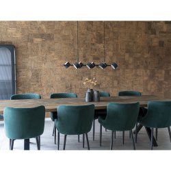 Matbordsstol i sammet - Tove - vlj frg