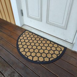 Bikube Drmtte i gummi og kokos vellegnet til alt vejr - 45 x 75 cm - Fs i flere former