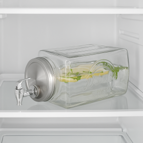 3L saftdispenser m. simpelt og lkkert design - perfekt til kleskabet!