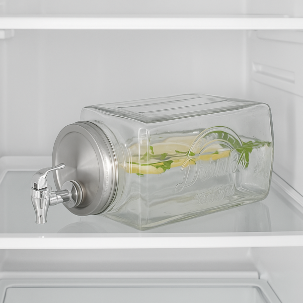 3L saftdispenser m. simpelt og lkkert design - perfekt til kleskabet!