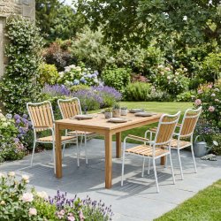 Jeva terrassset f�r 4 personer - V�lj f�rg p� stolen: