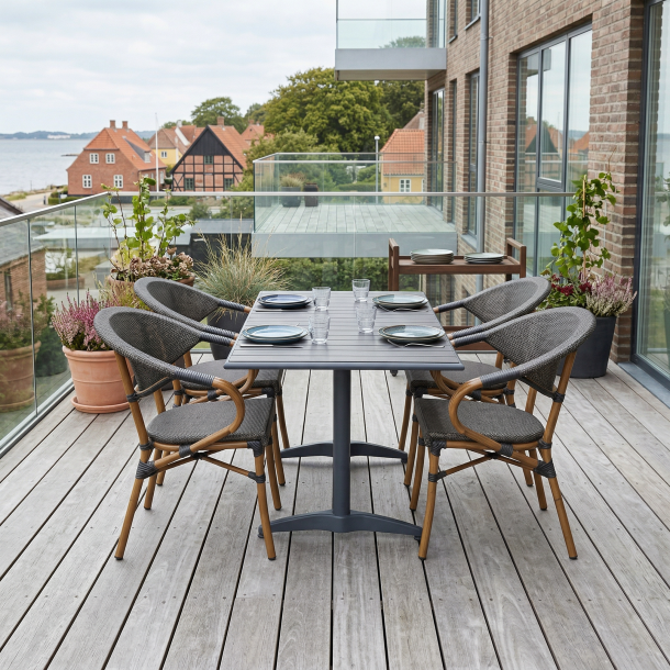 100% Vedligeholdelsesfrit Dianarup havem�bels�t - 4 stabelbare stole medf�lger - V�lg stolens farve!