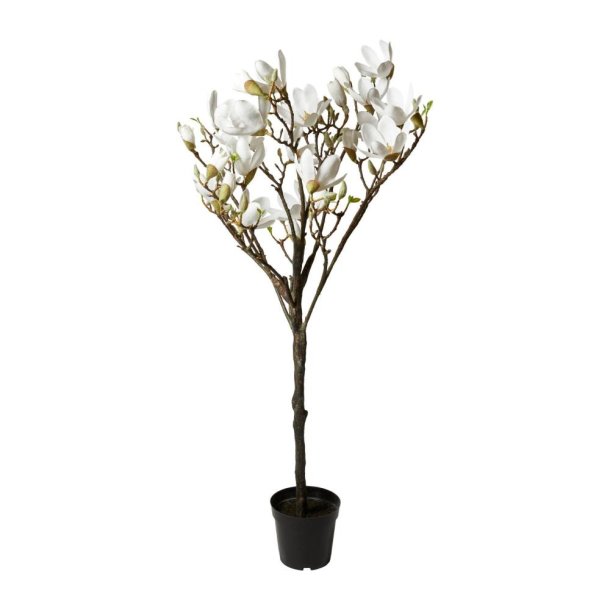 Elegant og vedligeholdelsesfrit magnolia tr i plast hvidt