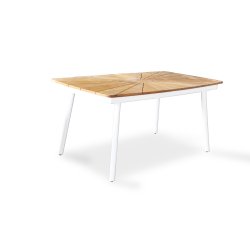 Havebord Eva Magnolia - 90 x 160 cm - vlg bordbens farve