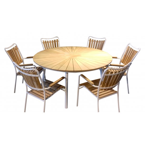 Eva Family set - Teak : 150 cm - vlj frg p bord och stol