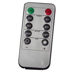 Batteridrevet LED alterlys 3 stk. hvid. Inkl. multifunktionsfjernbetjening 