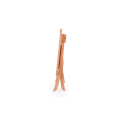 Lili Havem�bels�t � Gold Teak Bord &amp; 4 UV-Beskyttede Stabelstole Cappuccino farvet