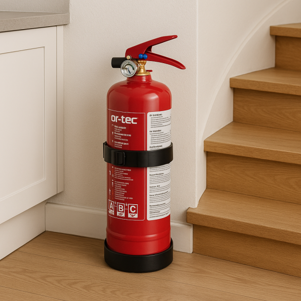 Pulverslukker - V�lg mellem 1 kg, 2 kg &amp; 6 kg 