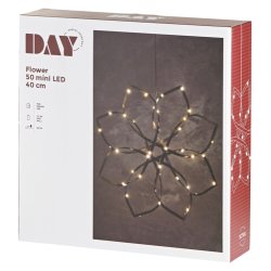 Fortryllende lysblomst batteridrevet indendrs IP20 klassificeret. Til indendrs brug. Vlg str.