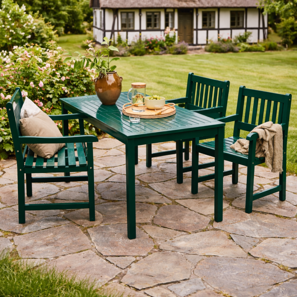 Brighton havem�bels�t gr�n - Bord, b�nk og to stole