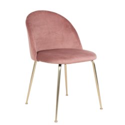 Geneve Spisebordstole i velour - vlg farve