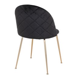 Geneve Spisebordstole i velour - vlg farve