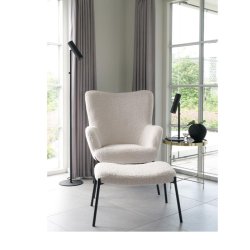 Glasgow Lnestol i kunstigt lammeskind - vlg farve