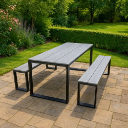 Marbella terrassest med bnke