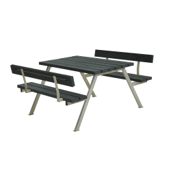 Bordbnkest i miljvenligt retex med rygln til 4 personer -  vlg farve