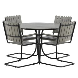 Rundt havembelst vedligeholdelsesfrit i nonwood til 4 personer. Model: Holmsund - vlg farve