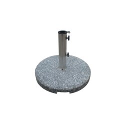 Parasollfot i granit - Rund 20 KG