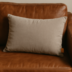 Bomuldspude med behageligt polyester fyld - V�lg farve - Model Gabriel