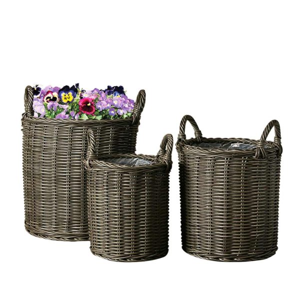 Kurves�t med h�ndtag i antrcitgr�. K�B SOM S�T ELLER SOM INDVIDUELLE ST�RRELSER!!