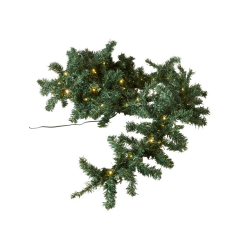 Gran Guirlande p 4,8 meter med 150 LED lys. IP44 tilden udendrs brug. HYGGELIG BELYSNING TIL JUL!!