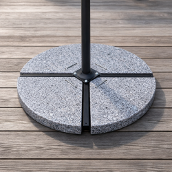 Granitsten f�r h�ngparasoll - set med 4 st