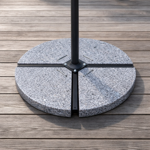 Granitsten f�r h�ngparasoll - set med 4 st