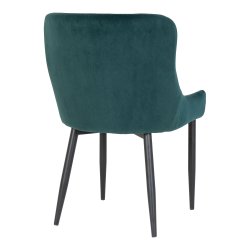 Matbordsstol i sammet - Tove - vlj frg