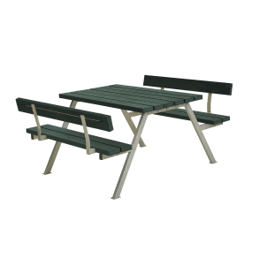 Bordbnkest i miljvenligt retex med rygln til 4 personer -  vlg farve