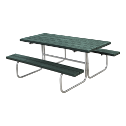 Bordbnkest uden rygln i RETEX til 6 personer - vlg farve