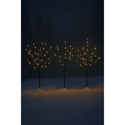 Ligardi lystr-st - 3 stk. LED lystrer m. Timer og batteri - Inde/Ude