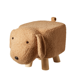 PLYS SKAMMEL TIL BRNEVRELSET!! Hundeformet skammel med trben L45XB25XH30 cm