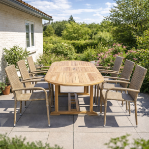 Pompeji Set med 6 stolar