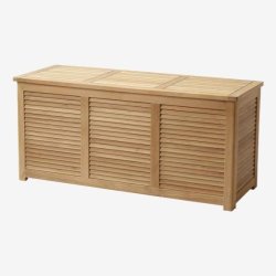 Hyndeboks i kvalitets Gold Teak med Gummifuge