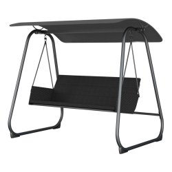 Hj-kvalitets 3 personers hngesofa i naturrattan - vedligeholdelsesfri