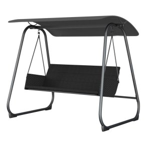 Hj-kvalitets 3 personers hngesofa i naturrattan - vedligeholdelsesfri