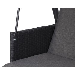 Hj-kvalitets 3 personers hngesofa i naturrattan - vedligeholdelsesfri