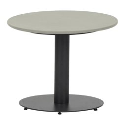 Rundt vedligeholdelsesfrit havebord med sten look bordplade - vlg strrelse Model: Hector