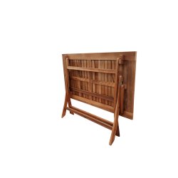 Boston/Era terrassest med 4 sorte stole i UV-beskyttet polyrattan