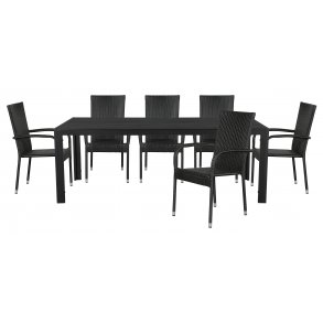 Noah vedligeholdelsesfrit familiest sort (6personers) 