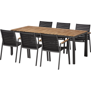 Kvalitets havembelst i modellen Tabula med 6 stole.