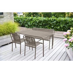 Stabelbar vedligeholdelsesfri havestol i aliminium. Model Haya, Flere farver!!