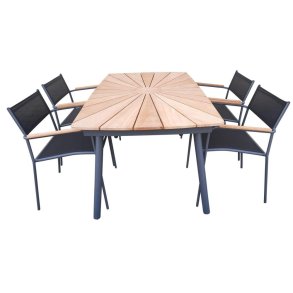 Romeva havembelst 90x160cm til 4 personer - vlg stole og bordbens farve