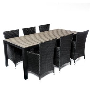 Royal Familiest - 6 personer - UV-beskyttet polyrattan