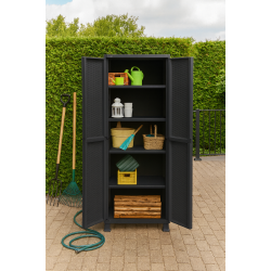 Keter haveskab p� 184 cm. PRAKTISK OPBEVARING MED DETTE HAVESKAB!!!